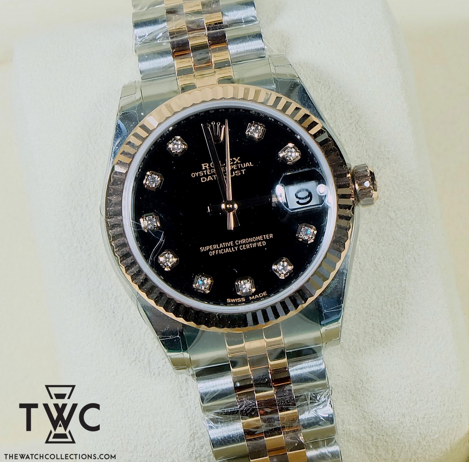 datejust 41 two tone rose gold