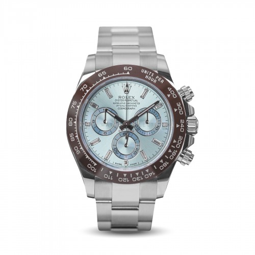 116506 Daytona Ice Blue Diamond Baguette (Pre-owned 2019)