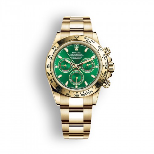 116508 Daytona Yellow Gold Green Dial 'John Mayer' (NOS 2019)