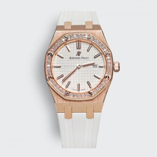 67651OR Royal Oak Rose Gold Diamond 33mm (Pre-owned 2016)