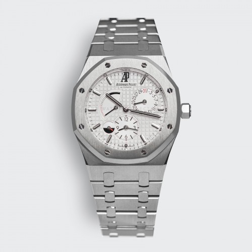 26120ST Royal Oak Dual Time Steel White Dial 39mm (Pre-owned 2011)