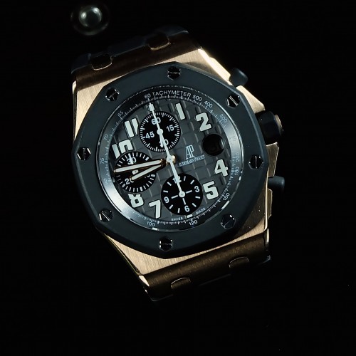 ROYAL OAK OFFSHORE RUBBERCLAD ROSE GOLD 'F'