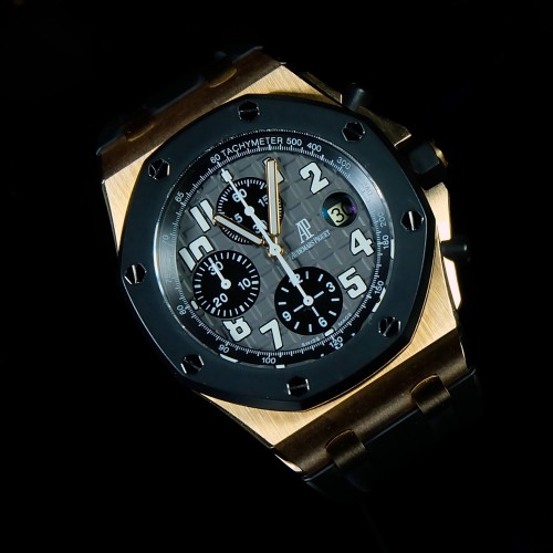 ROYAL OAK OFFSHORE RUBBERCLAD ROSE GOLD 'G'